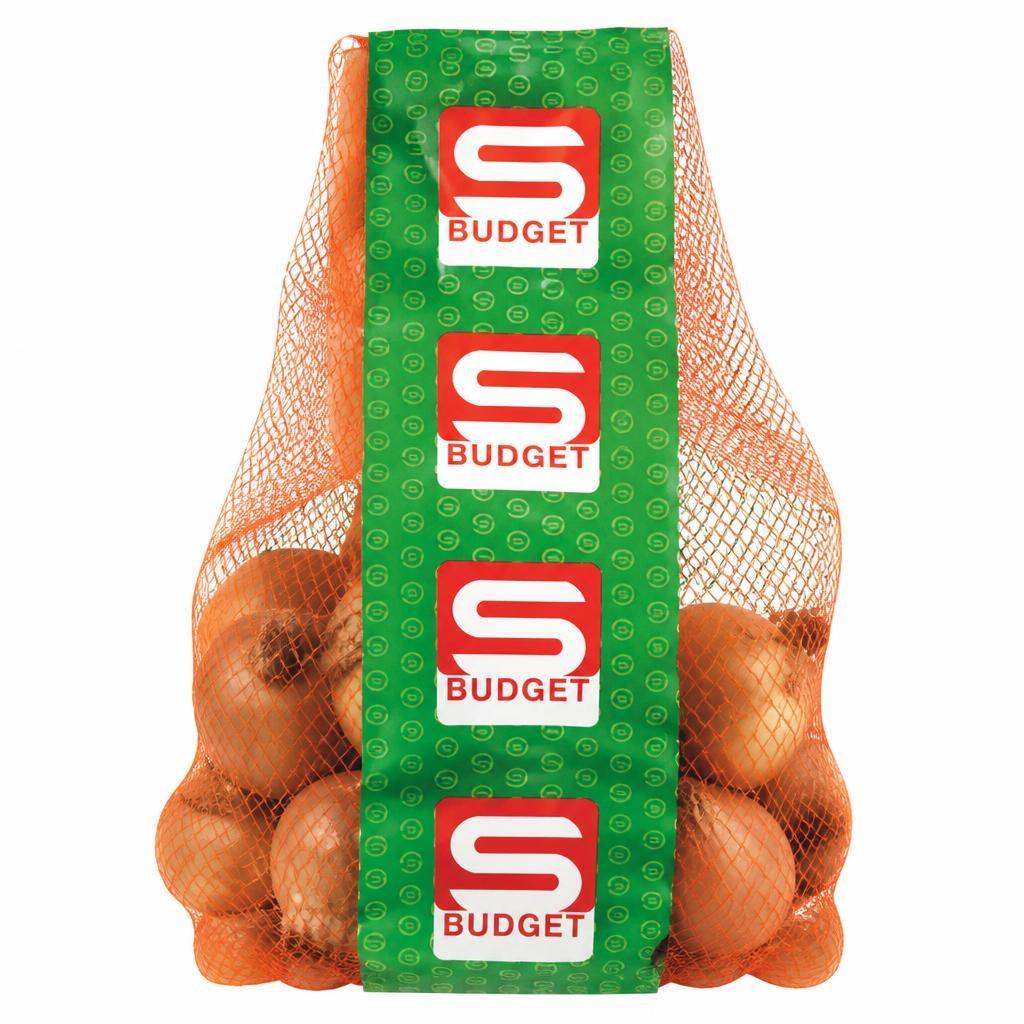 Rjava čebula pakirano, 2 kg S Budget Akcija v trgovini Spar