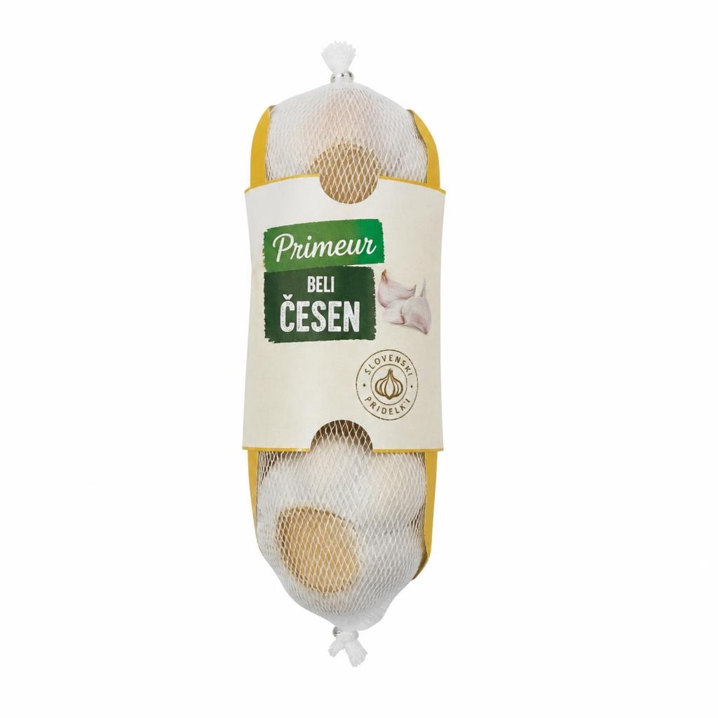 Primeur beli česen 3 kosi Akcija v trgovini E.Leclerc
