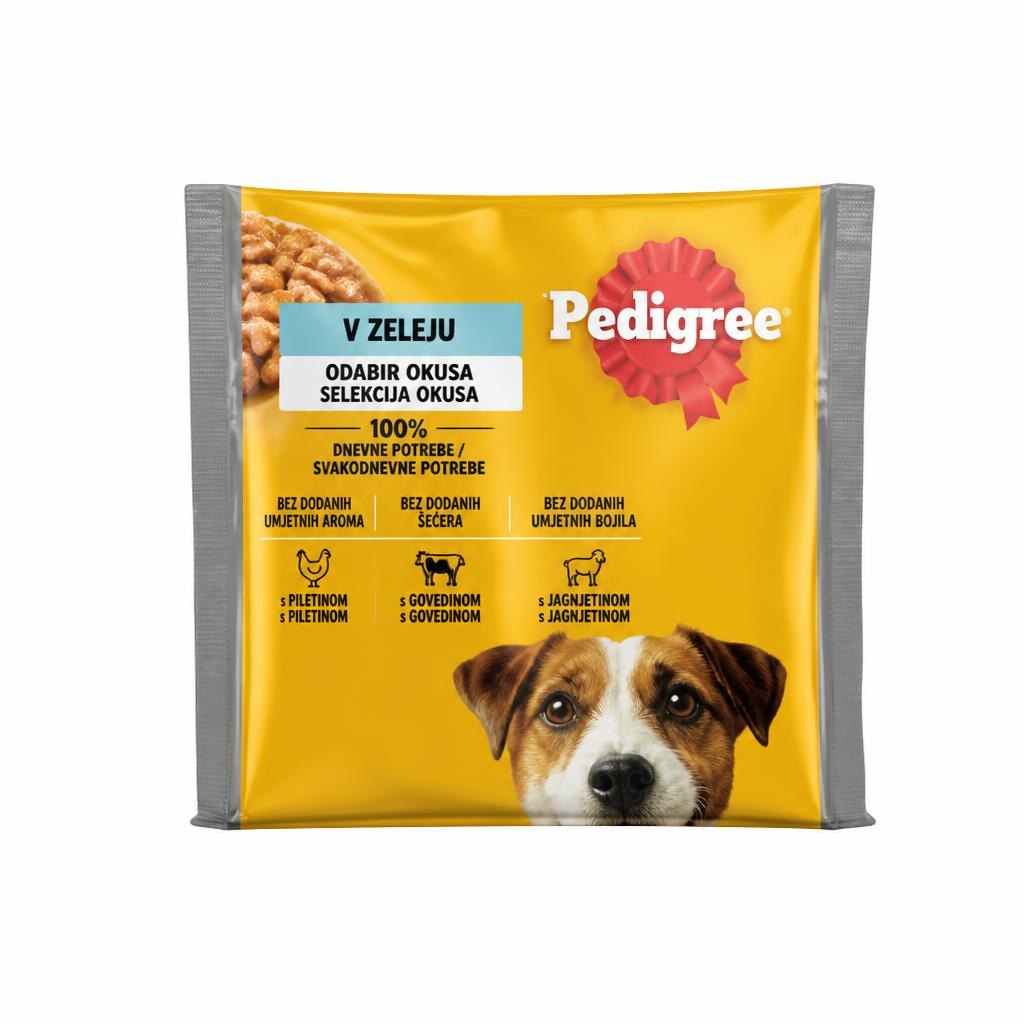 Pedigree mokra hrana za pse 4 x 100 g Akcija v trgovini Mercator