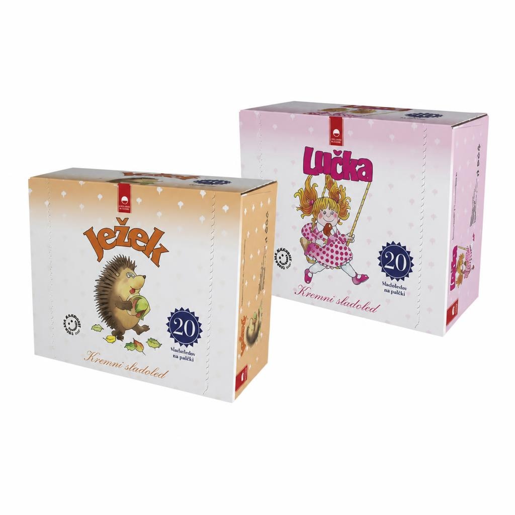 LJUBLJANSKE MLEKARNE Sladoled Lučka/Ježek 20 x 70 ml - Akcija v trgovini Lidl