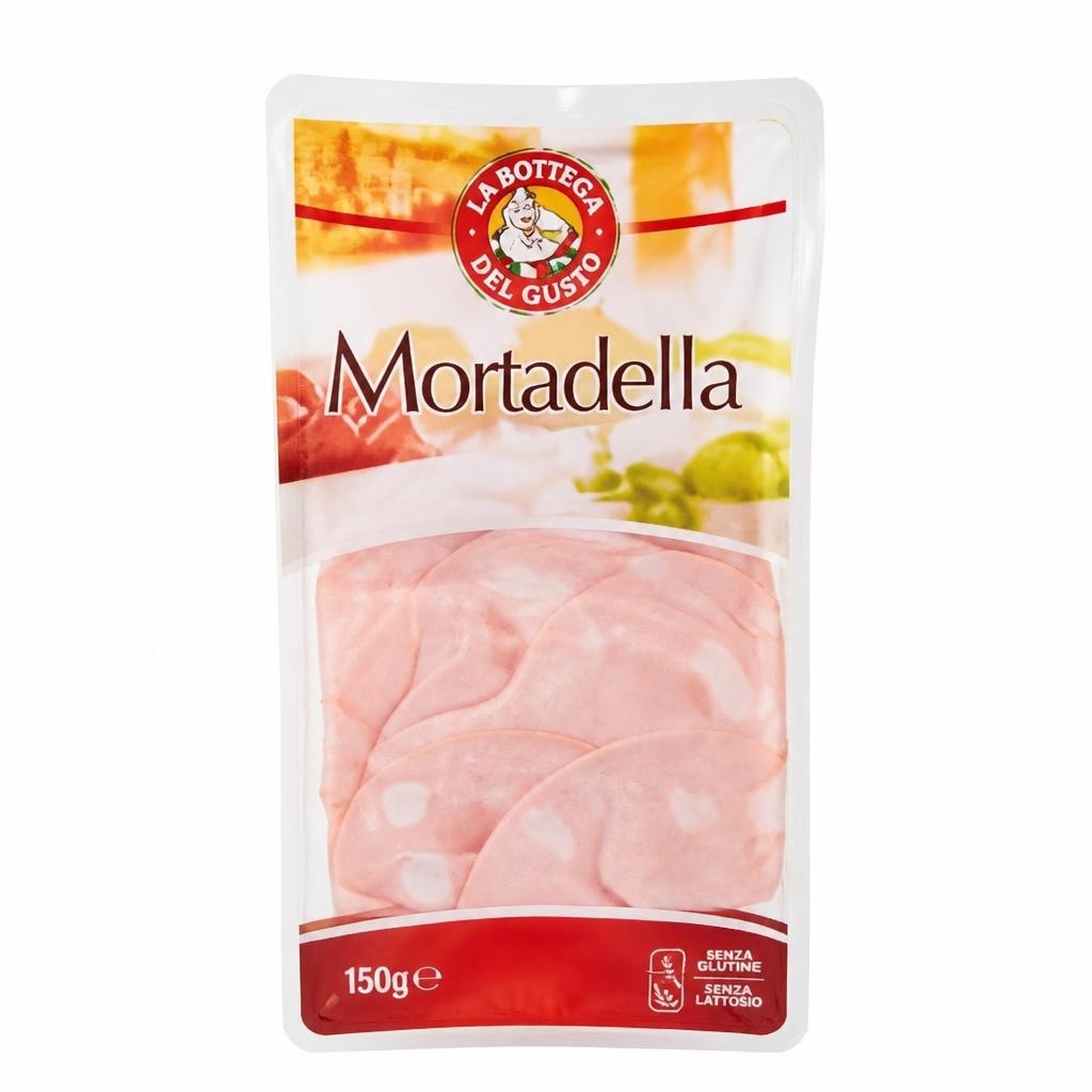 La Bottega del Gusto mortadela, rezine 150 g Akcija v trgovini Eurospin