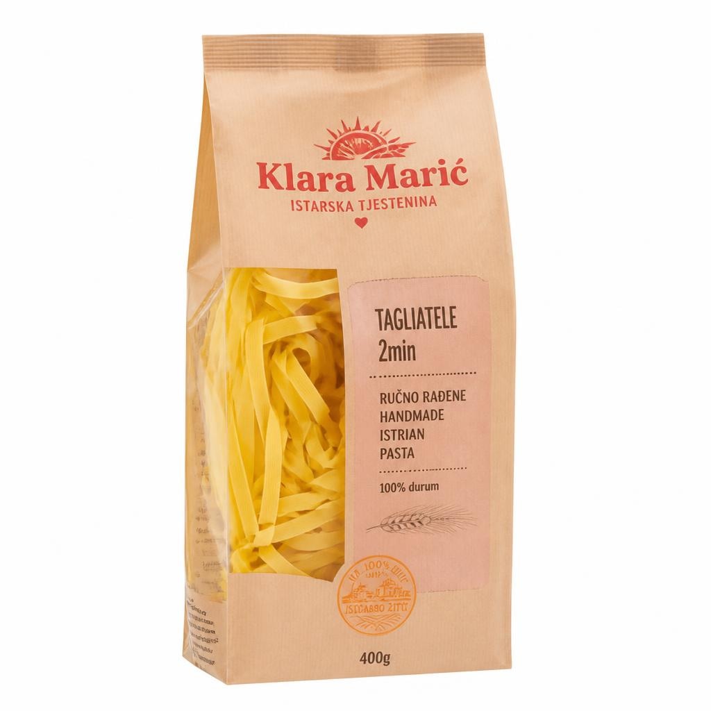 Testenine Klara Marić Tagliatele 250 g Akcija v trgovini Mercator