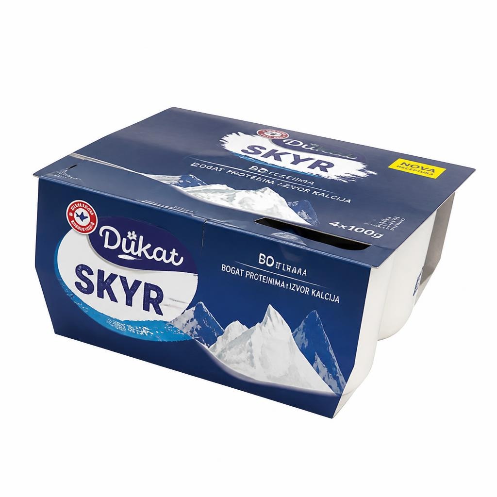 Skyr navadni 4 x 100 g Délicesse Akcija v trgovini E.Leclerc