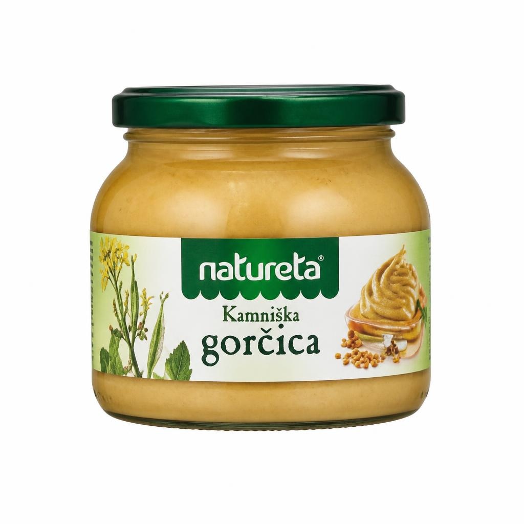 Kamniška gorčica Natureta 540 g Akcija v trgovini Tuš