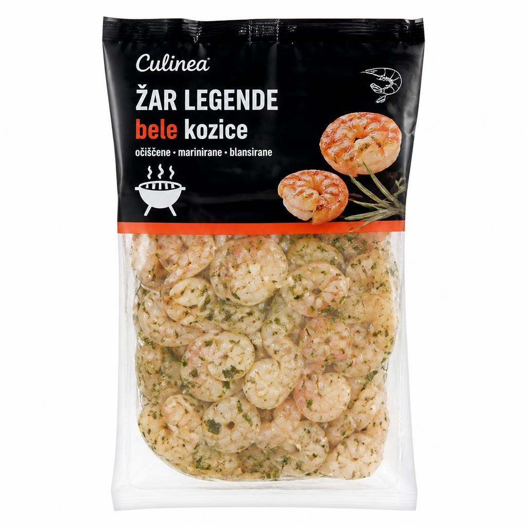 Žar Legende bele kozice 200 g Akcija v trgovini Lidl