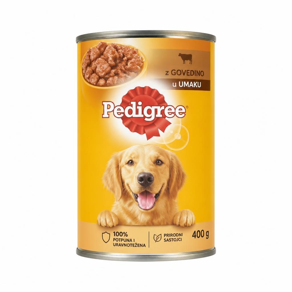 Pedigree pasja hrana - Akcija v trgovini E.Leclerc