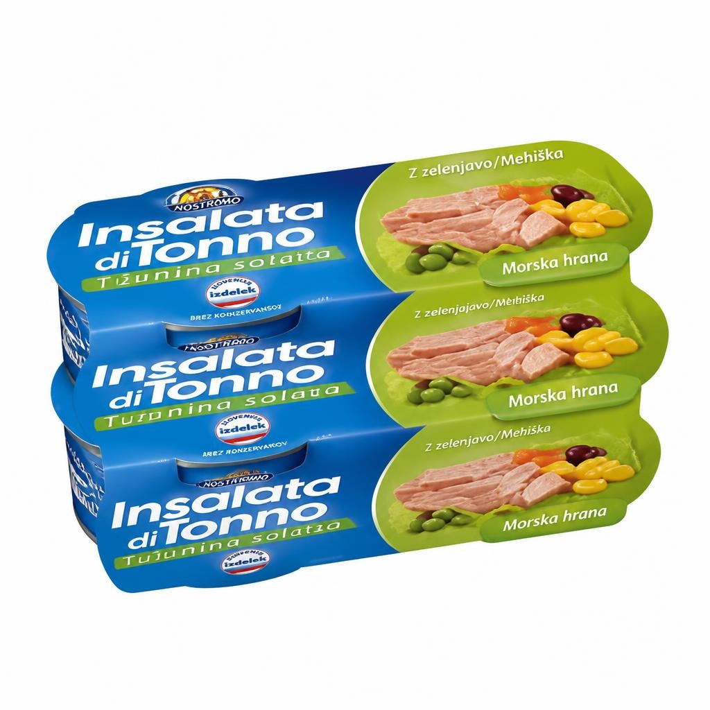 Insalata di Tonno Tunina solata z zelenjavo/Mehiška 2 x 160 g - Akcija u trgovini Eurospin