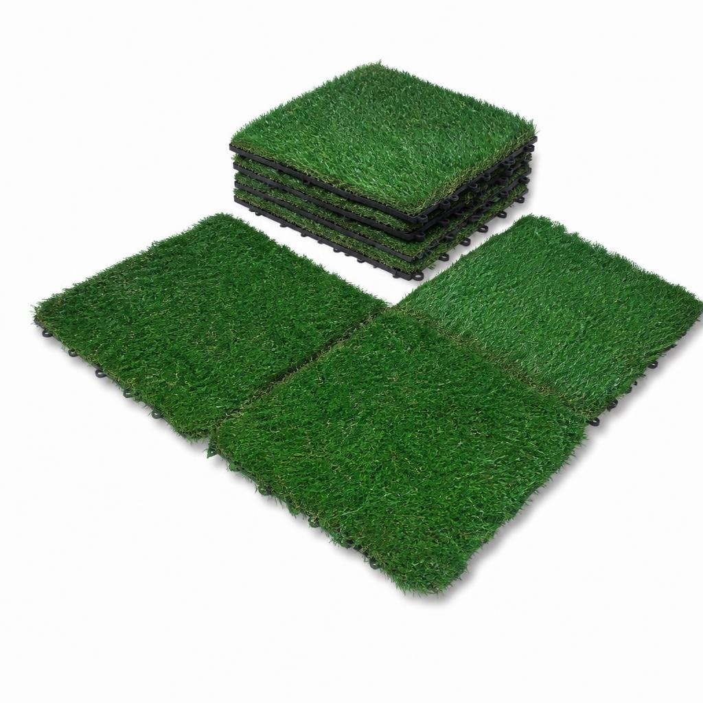 WPC plošča z umetno travo 30 x 30 x 2 cm Akcija v trgovini Bauhaus