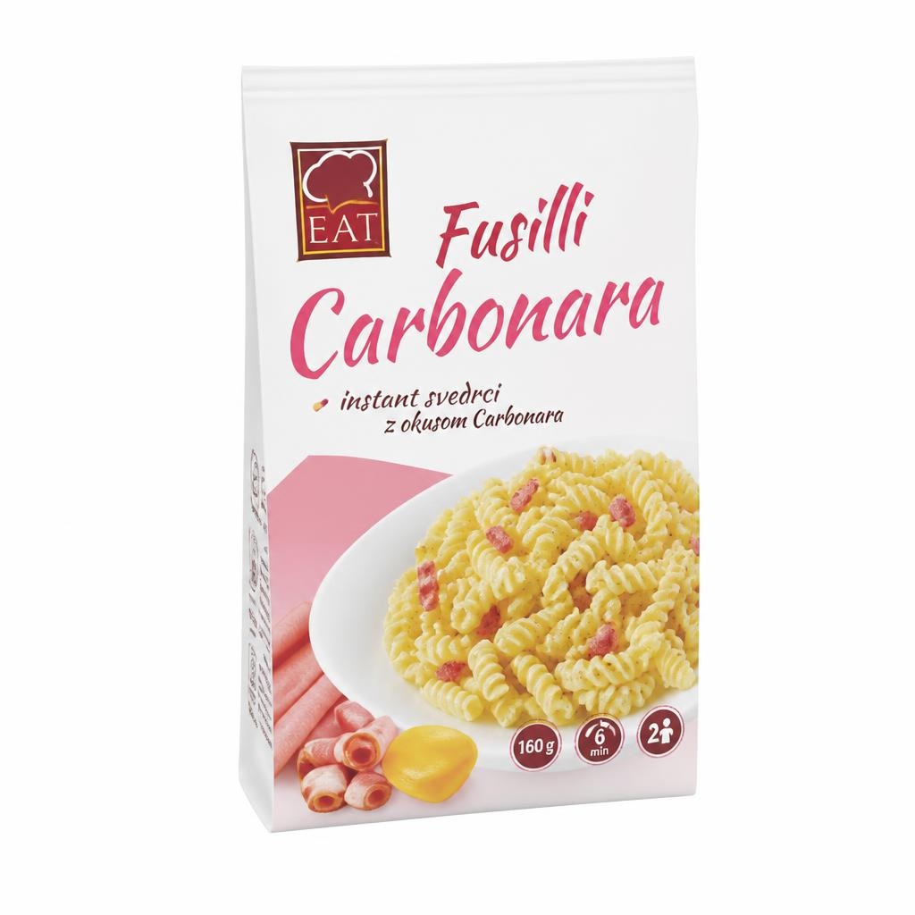 Eat instant svedrci z omako Carbonara 160 g Akcija v trgovini Eurospin
