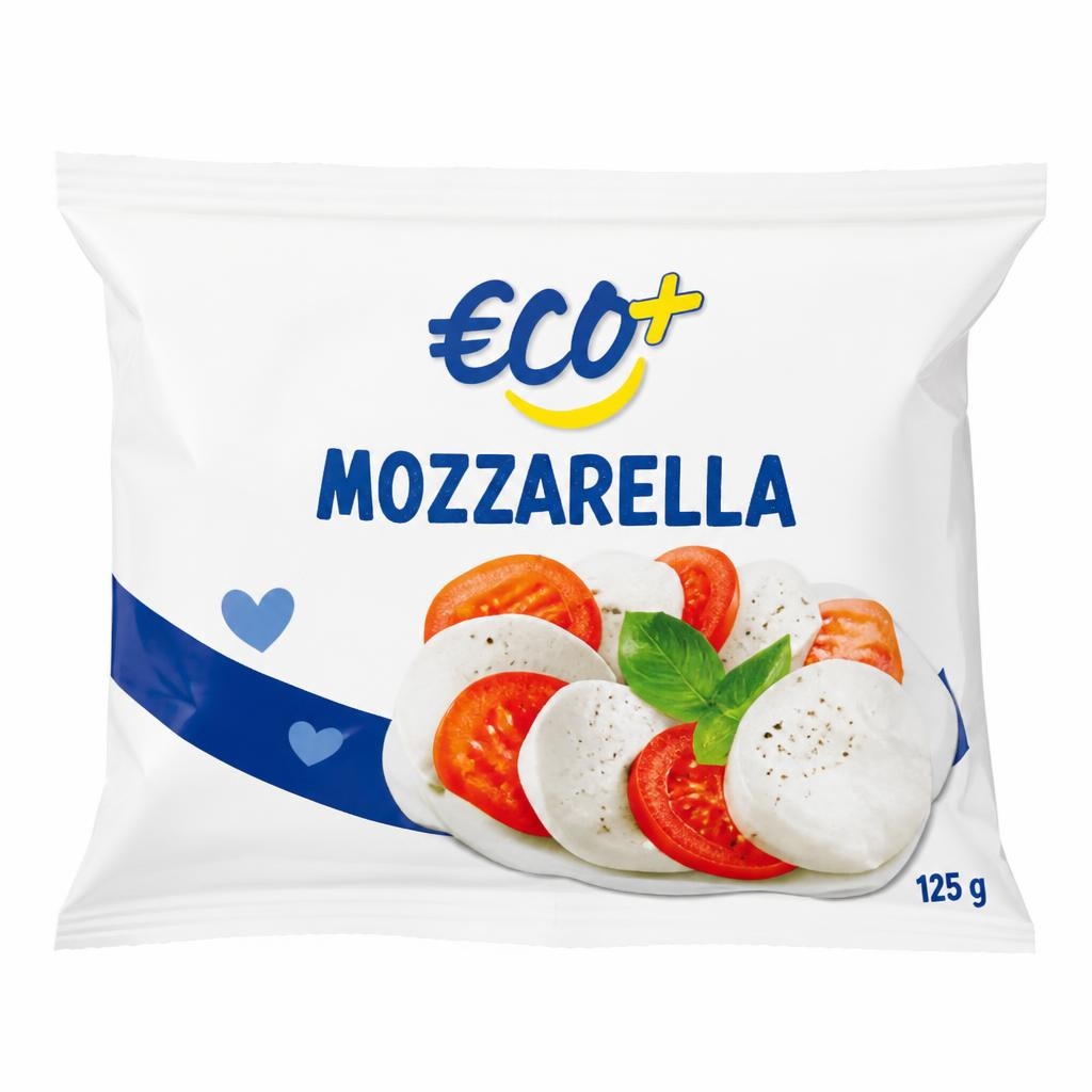 Eco+ sir mozzarella 125 g Akcija v trgovini E.Leclerc