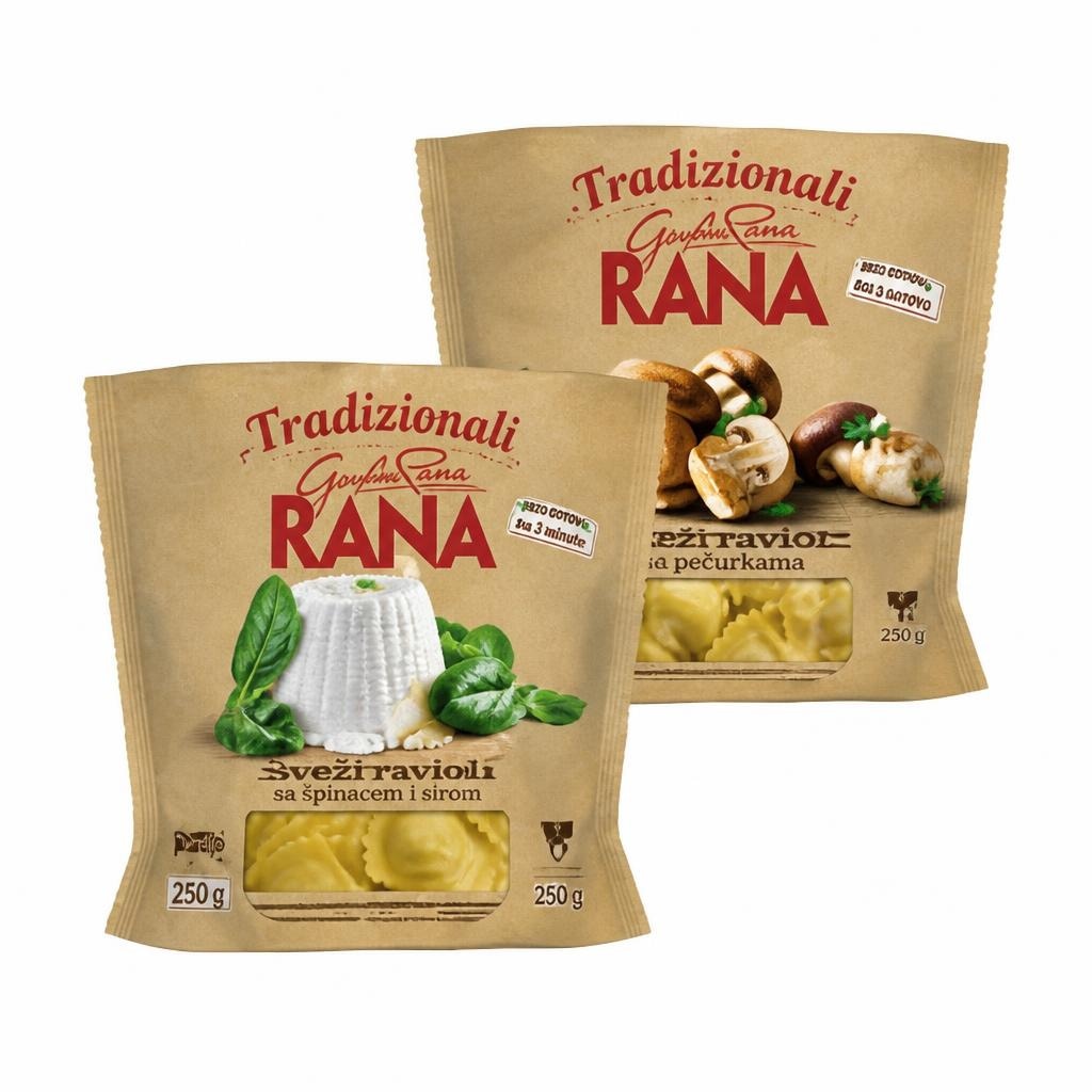 Rana sveži ravioli 250 g Akcija v trgovini Tuš