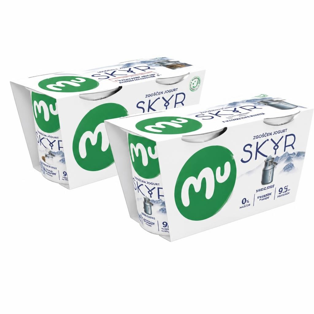 Mu Skyr zgoščen jogurt 2 x 140 g Akcija v trgovini Tuš