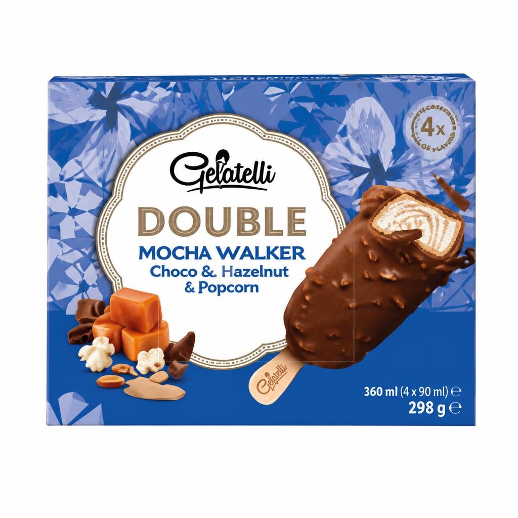 Gelatelli Sladoled Double 470 ml - Akcija v trgovini Lidl
