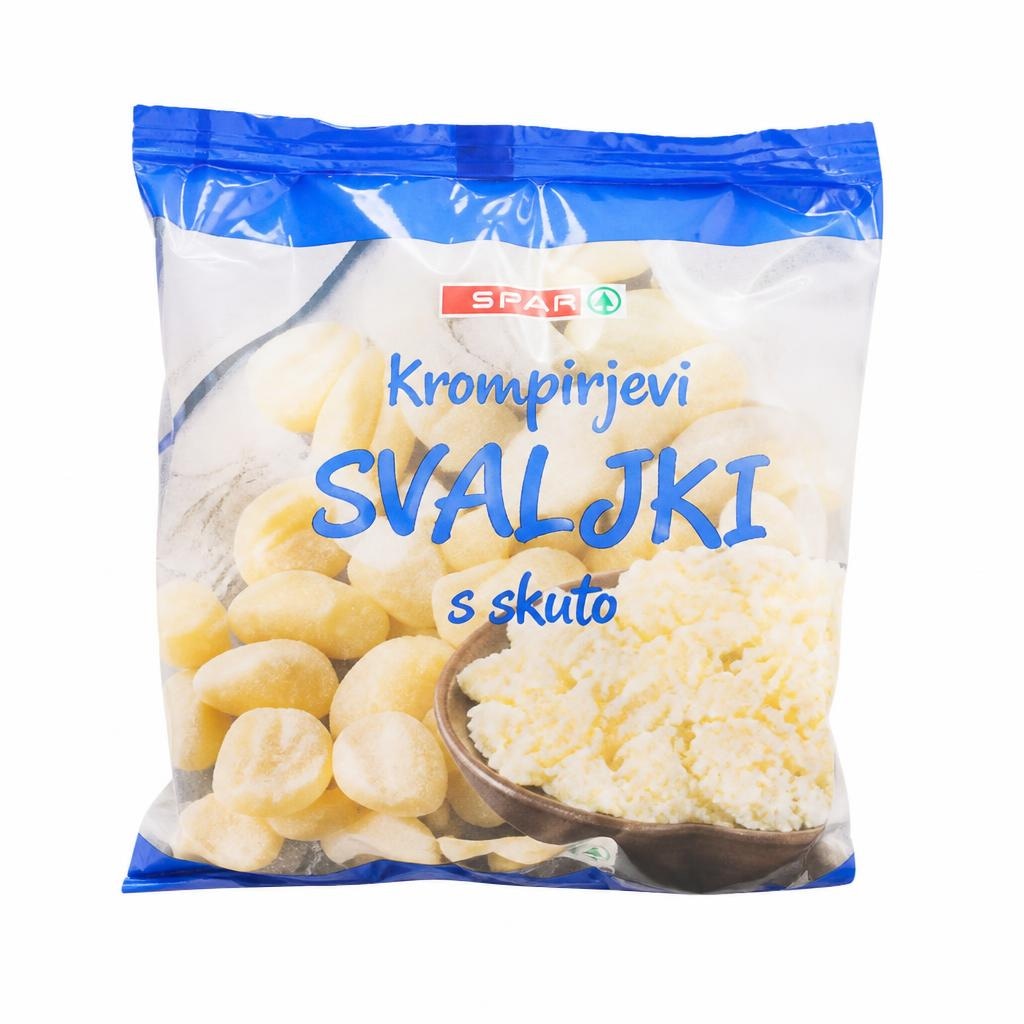 Krompirjevi svaljki s skuto 750 g Pekarna Pečjak Akcija v trgovini Spar