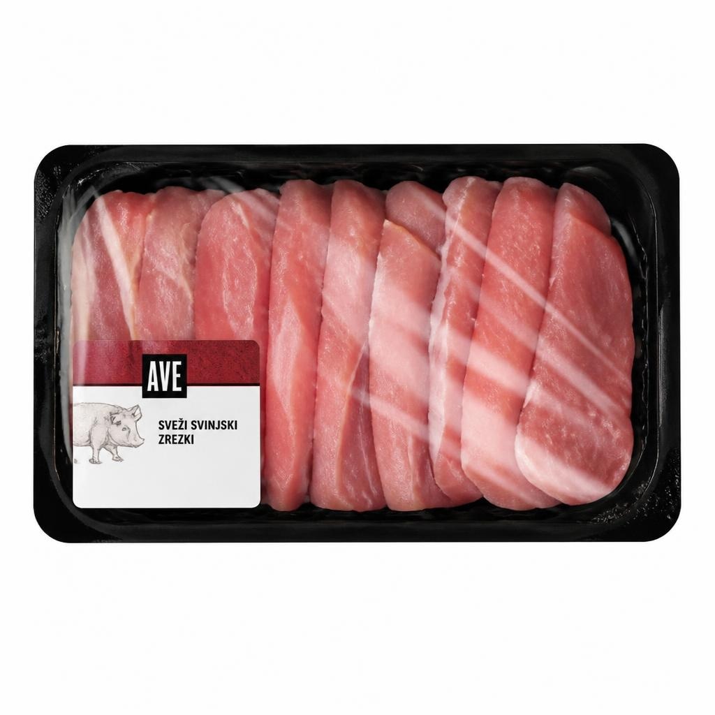 Ave sveži svinjski zrezki 1 kg Akcija v trgovini Lidl