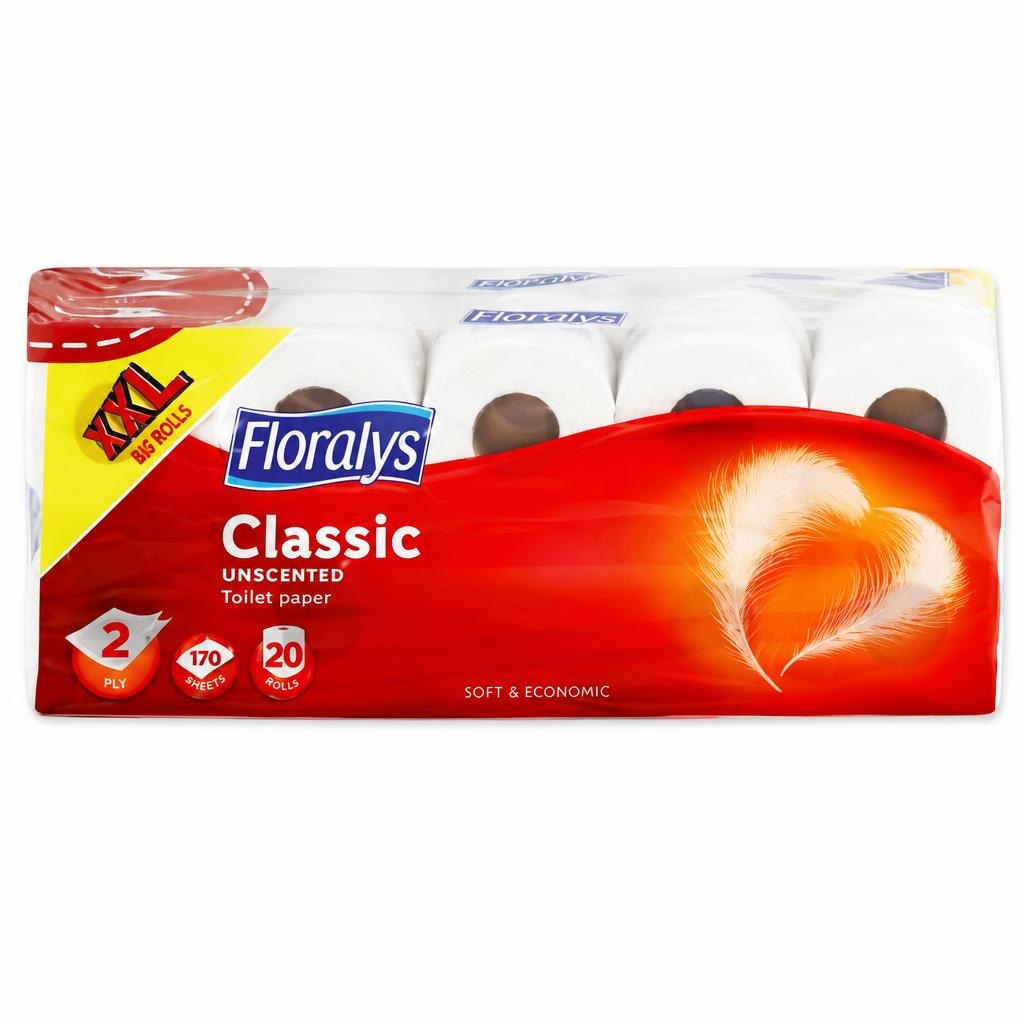 Floralys Toaletni papir 20 x 170 listov - Akcija v trgovini Lidl