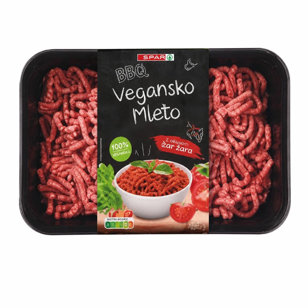 BBQ Rastlinsko mleto 320 g - Akcija v trgovini Spar