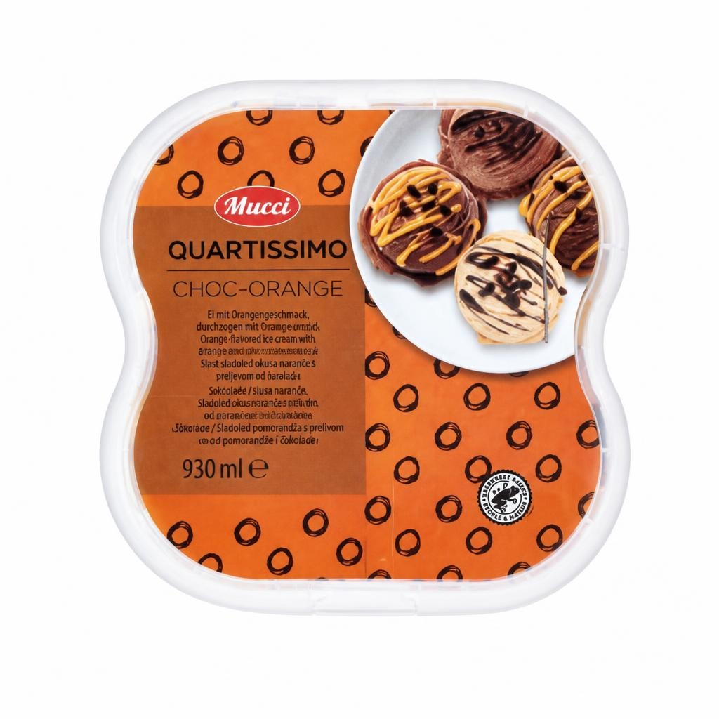 Mucci Sladoled Quartissimo 930 ml Akcija v trgovini Hofer