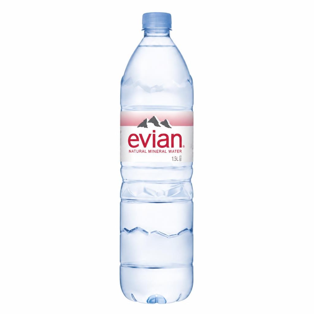 Evian voda 1 L Akcija v trgovini Kompas Shop