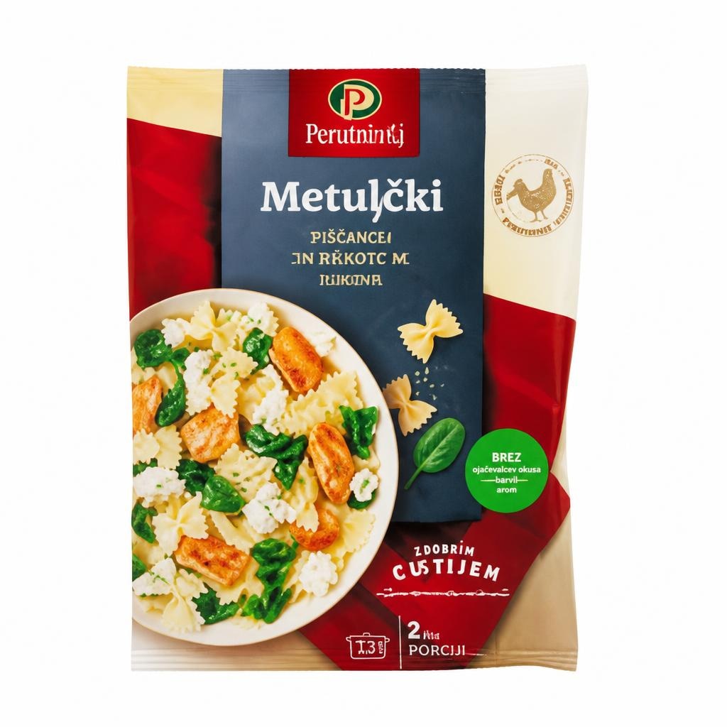 Metulčki s piščancem in rikoto Perutnina Ptuj 380 g - Akcija v trgovini Jager