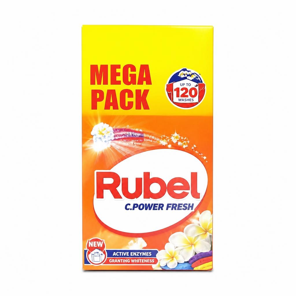 Sredstvo za pranje perila Rubel C. Power Fresh 9 kg Akcija v trgovini Pevex