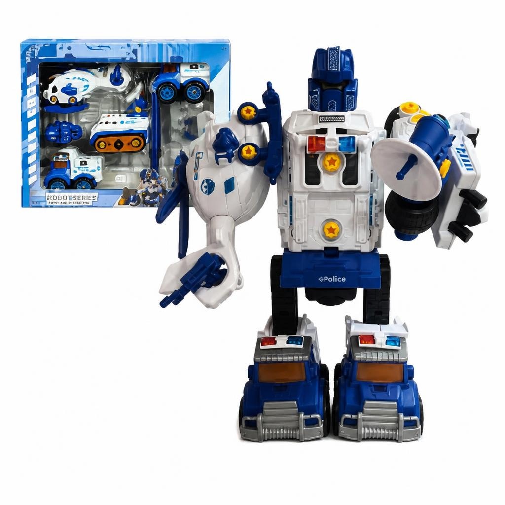 Preoblikovalni robot Akcija v trgovini Tedi