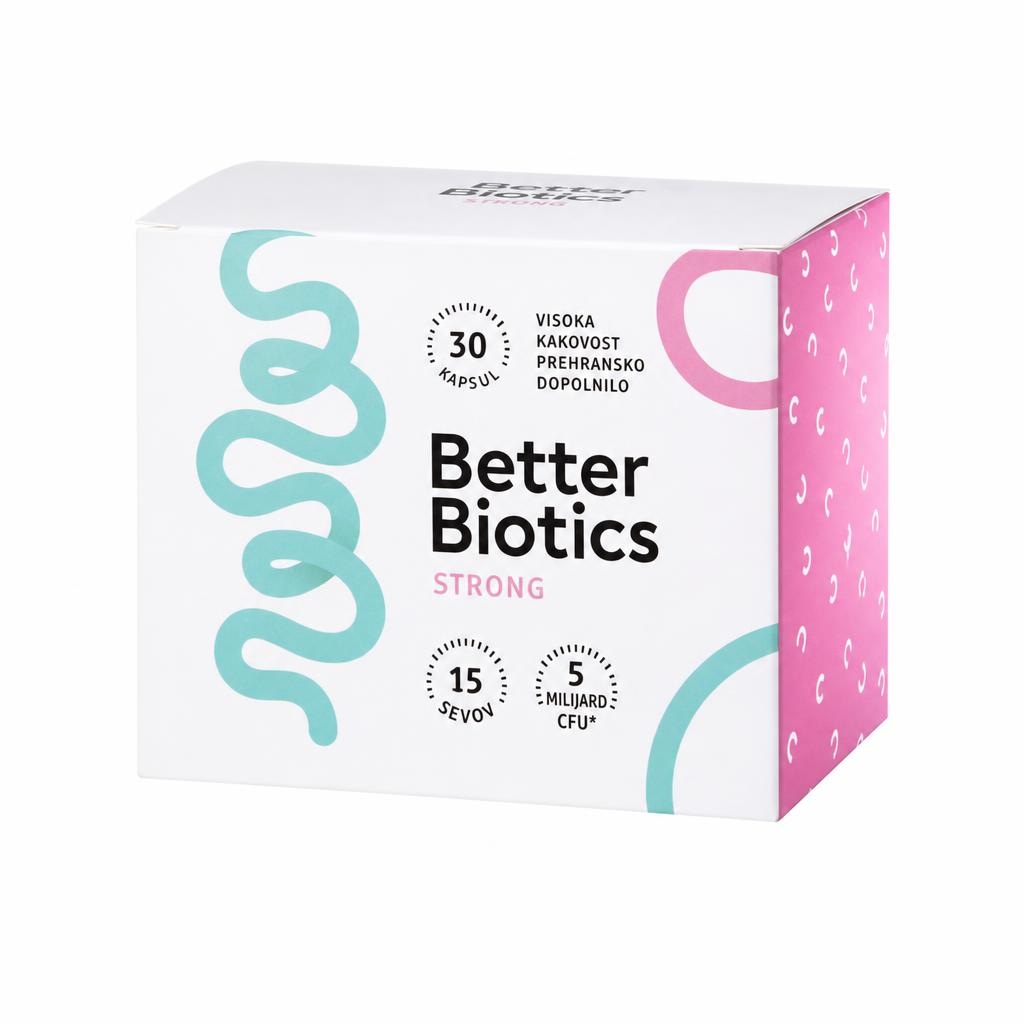 Better Biotics Strong 30 kapsul - Akcija v trgovini Dm