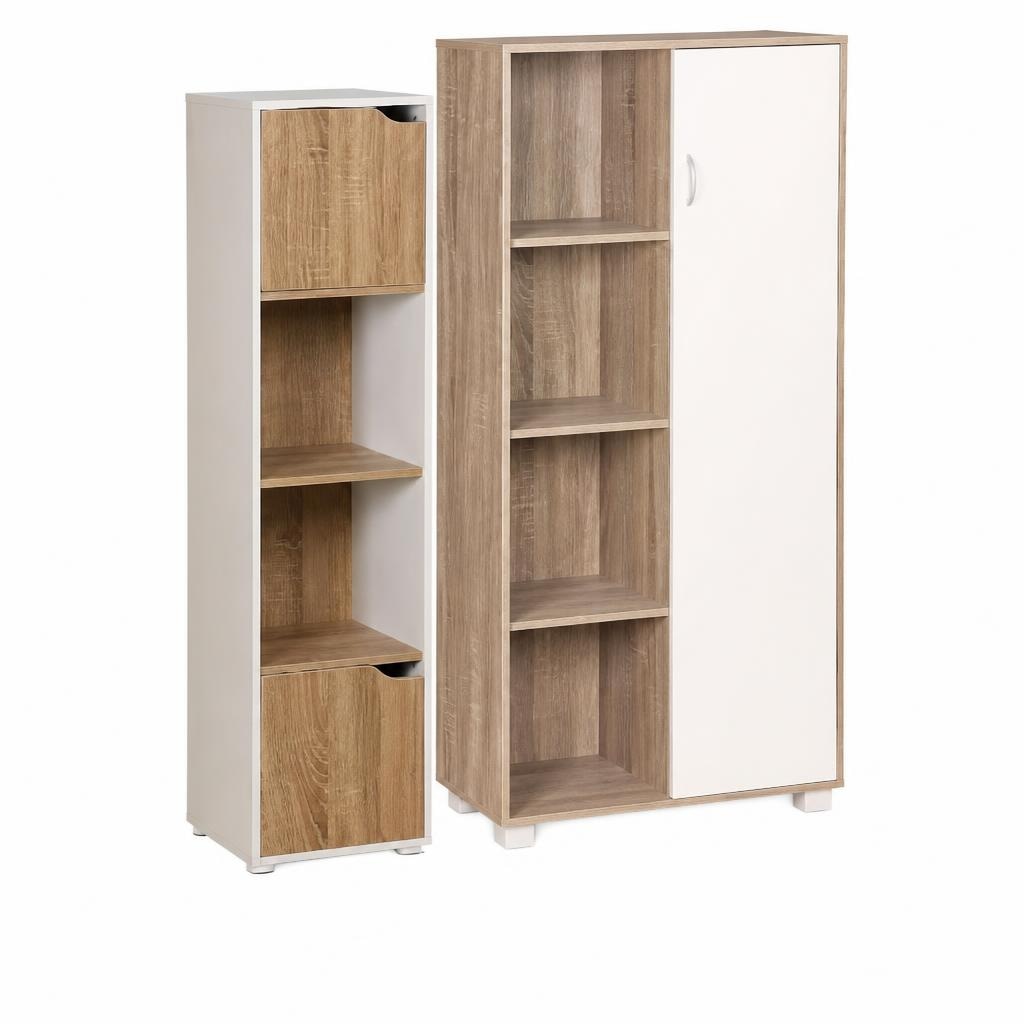 Omarica z 2 policama in 2 vrati 30 x 29 x 120 cm Vicinoate Akcija v trgovini Eurospin