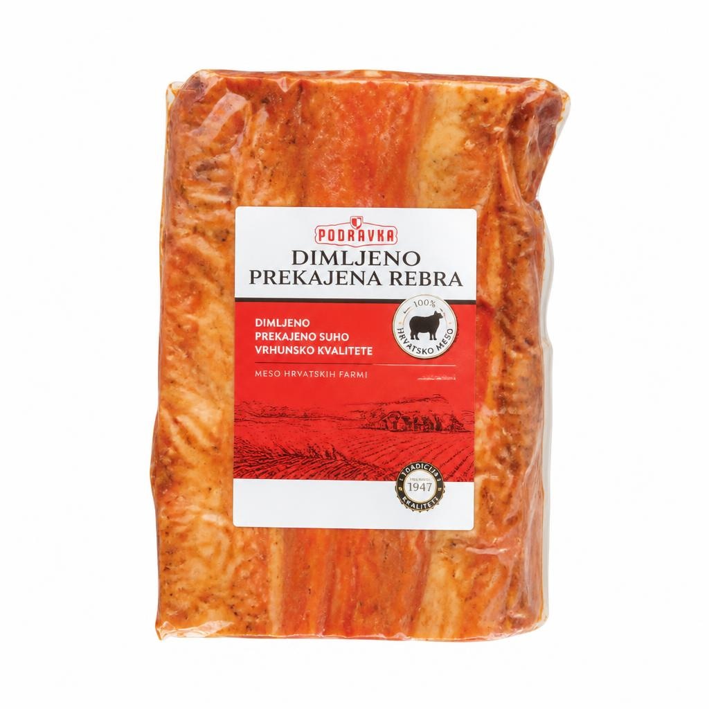 Prekajena rebra 1 kg Blatnik Akcija v trgovini Spar