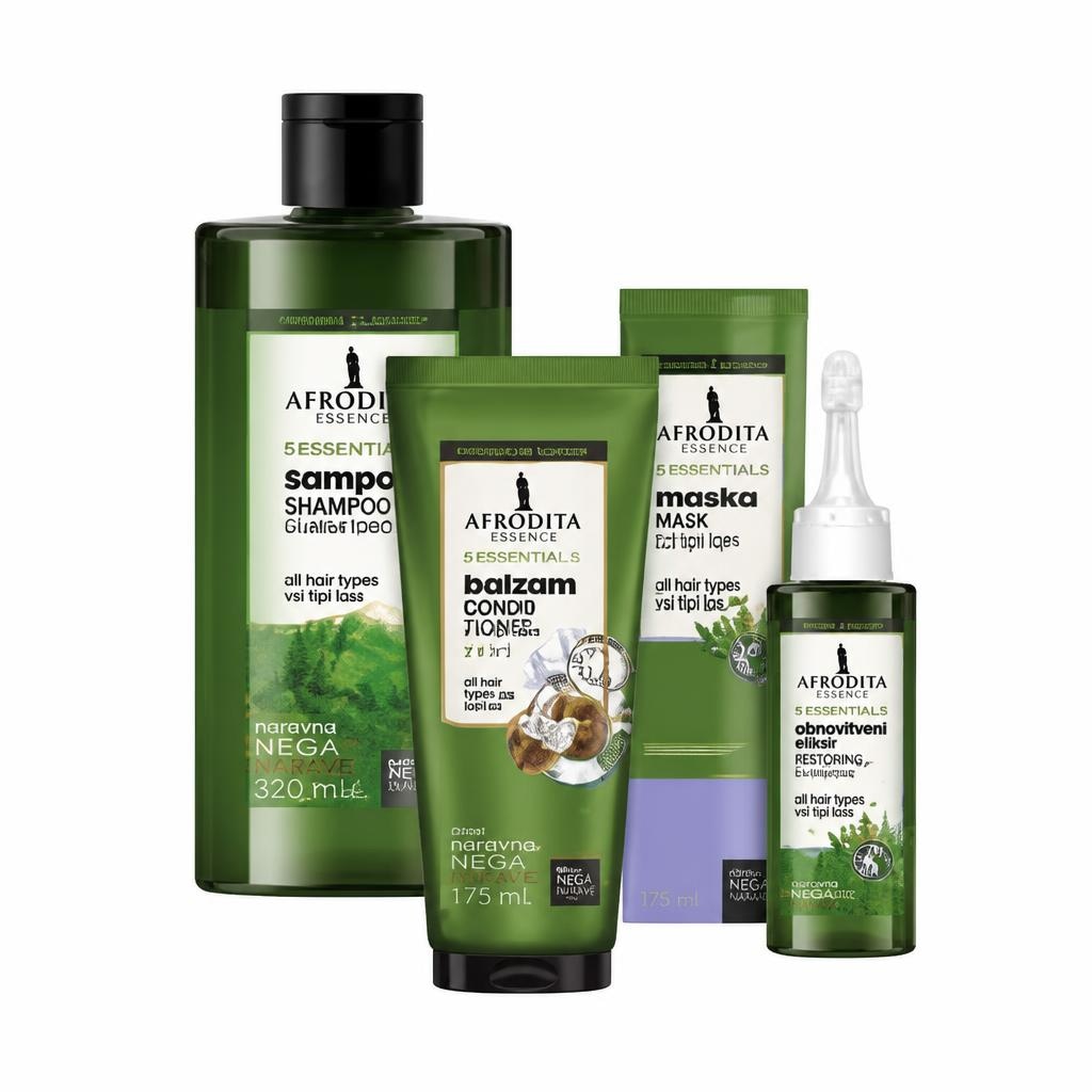 Afrodita Essence kozmetika za lase Akcija v trgovini Tuš