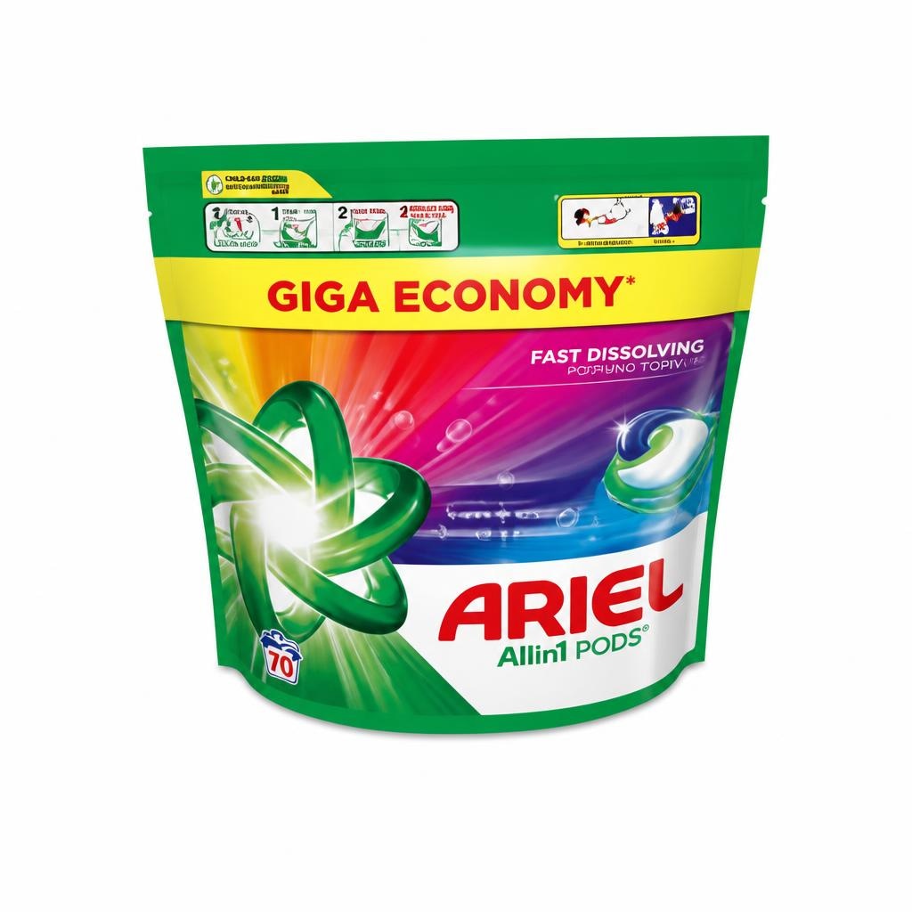 Kapsule za pranje perila Ariel 70/1 70 kapsul - Akcija u trgovini E.Leclerc
