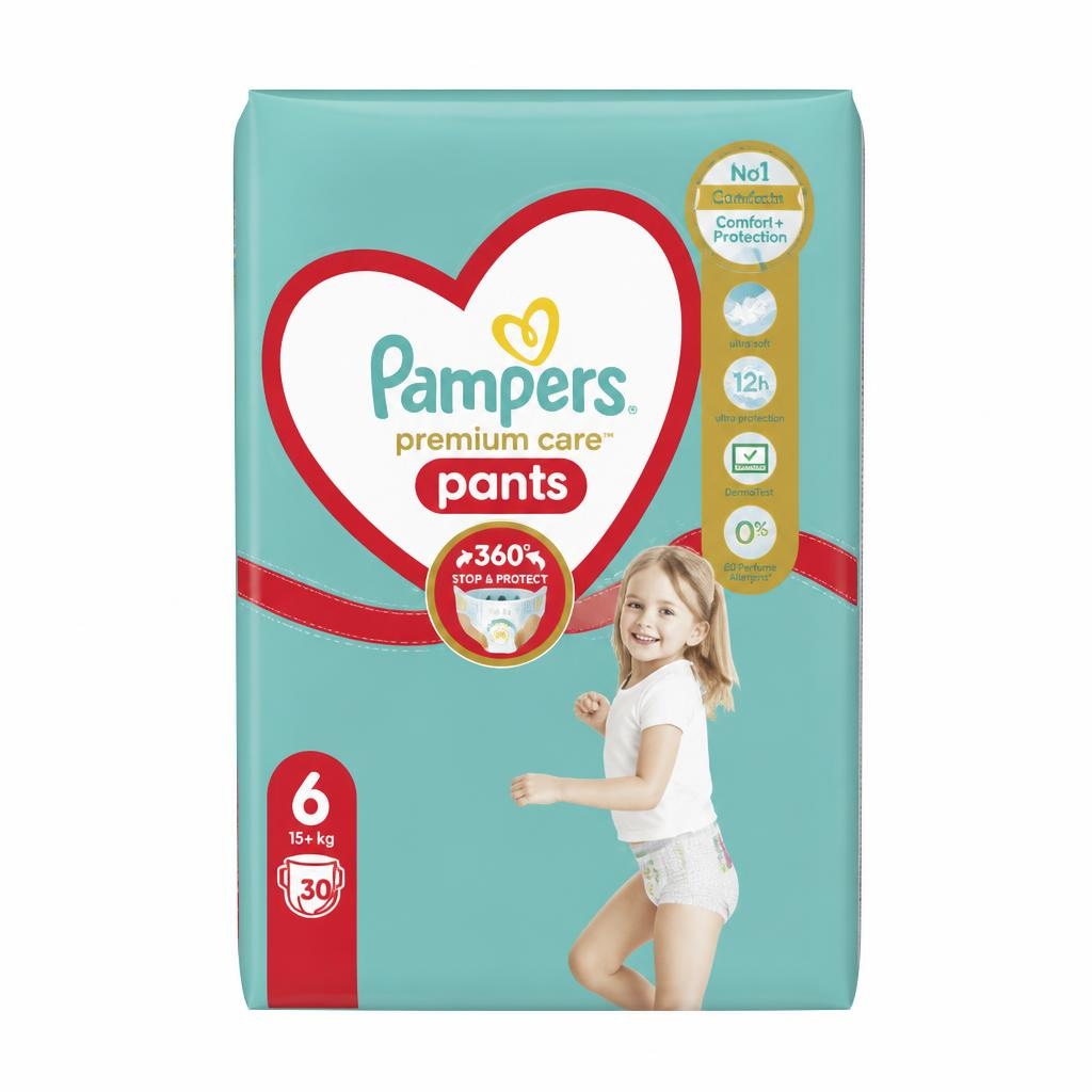 Hlačne plenice Pampers Premium Care Akcija v trgovini Tuš