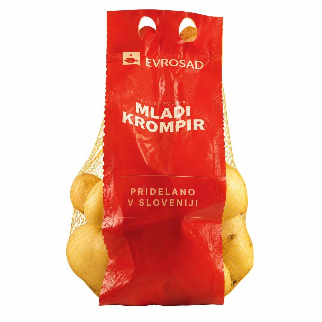 Prvi Slovenski Mladi Krompir 2 kg EVROSAD - Akcija v trgovini Spar