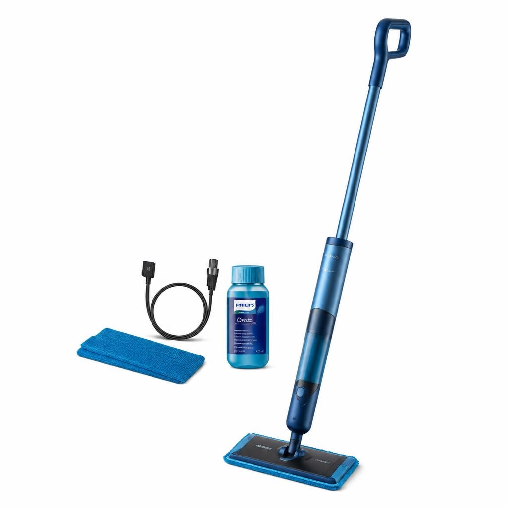 Električni čistilnik tal Philips XV 3101/11 Električni mop Oneup Akcija v trgovini Pevex