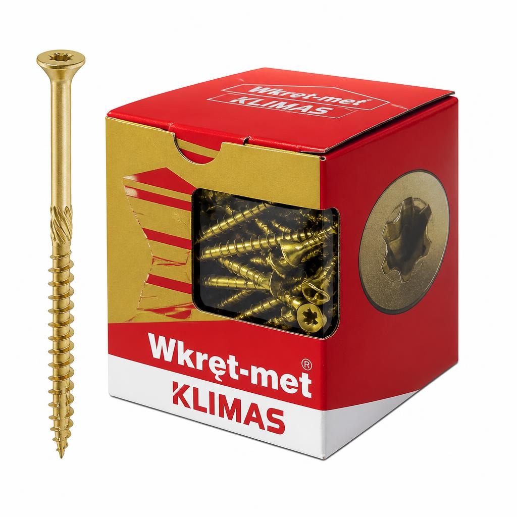 Vijak lesni KMWHT-XO 300/1; 4,0 x 50 mm Wkret-met KLIMAS - Akcija v trgovini Jager