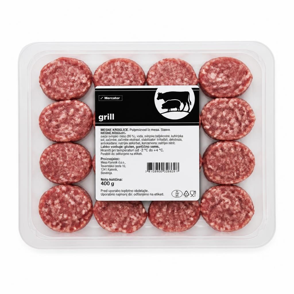 Mesne kroglice 480 g Pik Akcija v trgovini Mercator