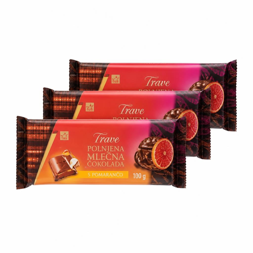Polnjena mlečna čokolada 100 g - Akcija v trgovini Tuš