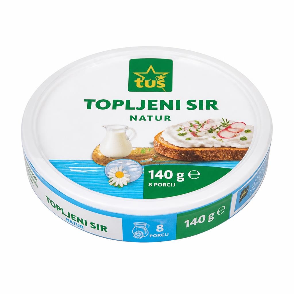 Topljeni sir Tuš 140 g Akcija v trgovini Tuš