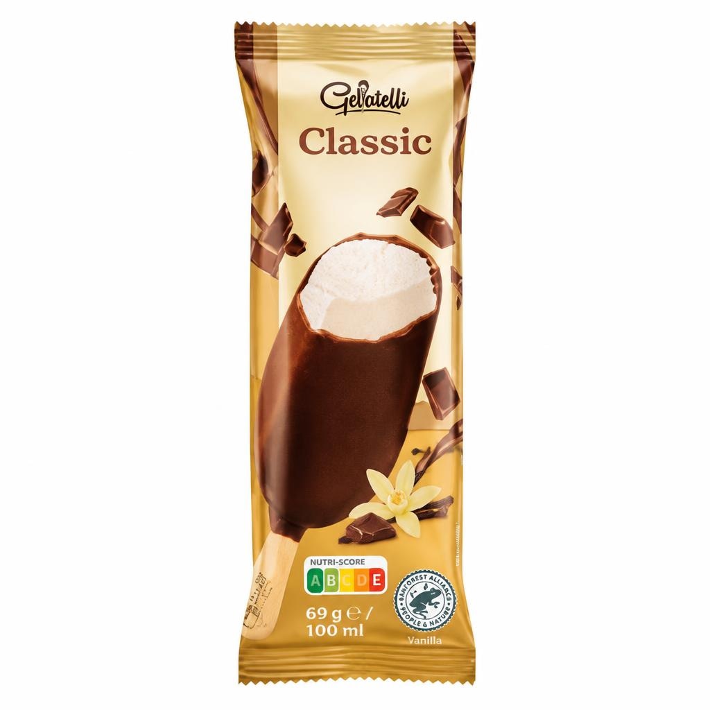 Gelatelli Sladoled vanilija 100 ml - Akcija v trgovini Lidl