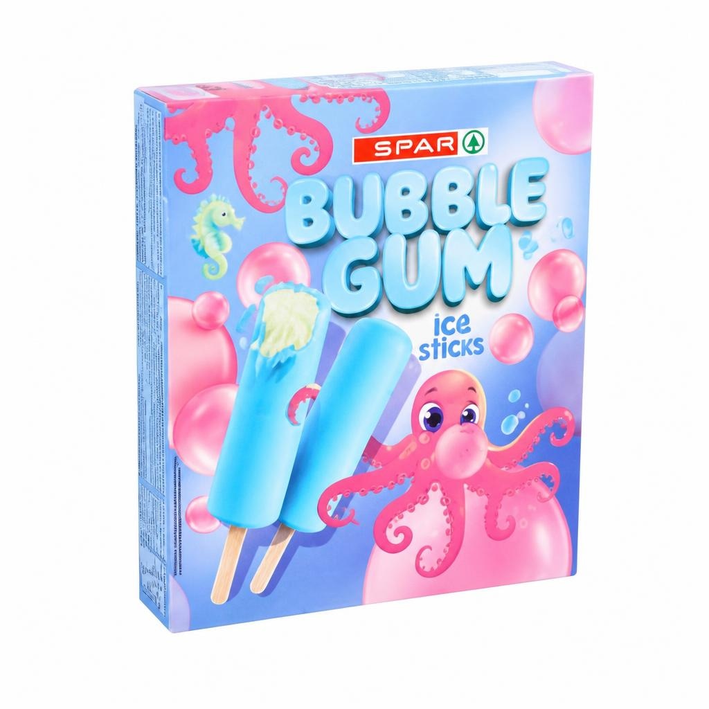 SPAR Bubble Gum Sladoled 4 x 80 ml - Akcija v trgovini Spar