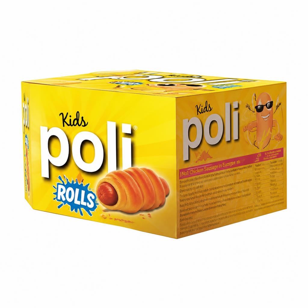 Hrenovka ovita v testo Poli Kids Rolls 540 g Akcija v trgovini E.Leclerc
