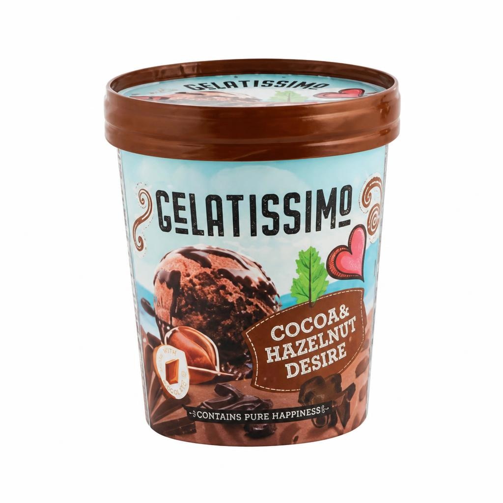 Sladoled Gelatissimo 3 x 90 ml - Akcija v trgovini Mercator