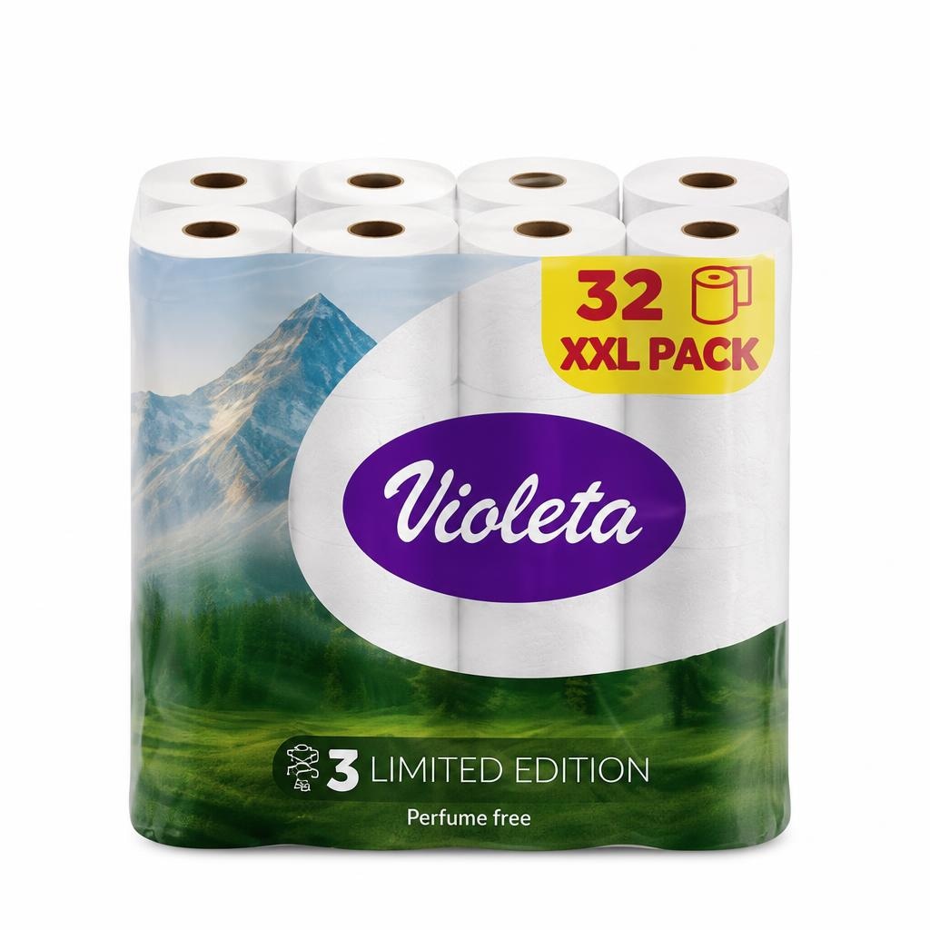 Violeta Toaletni papir 32 rolic - Akcija u trgovini Lidl