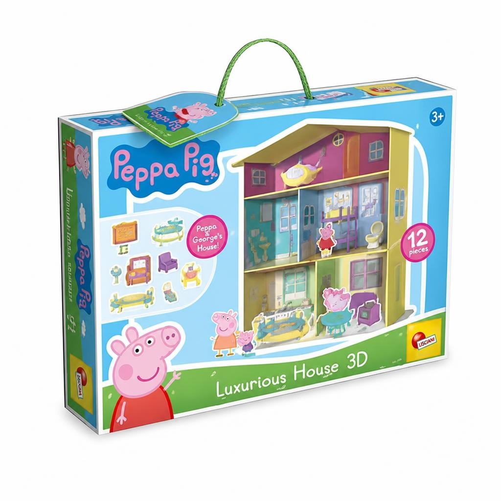 PEPA PIG 3D HIŠA Peppa Pig - Akcija v trgovini Mueller