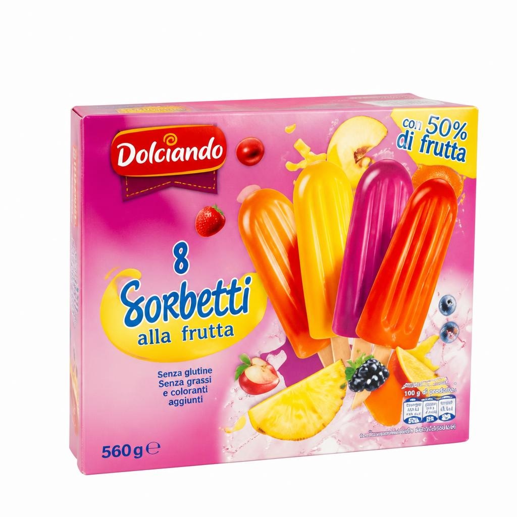 Dolciando Sadne ledene lučke 560 g Akcija v trgovini Eurospin