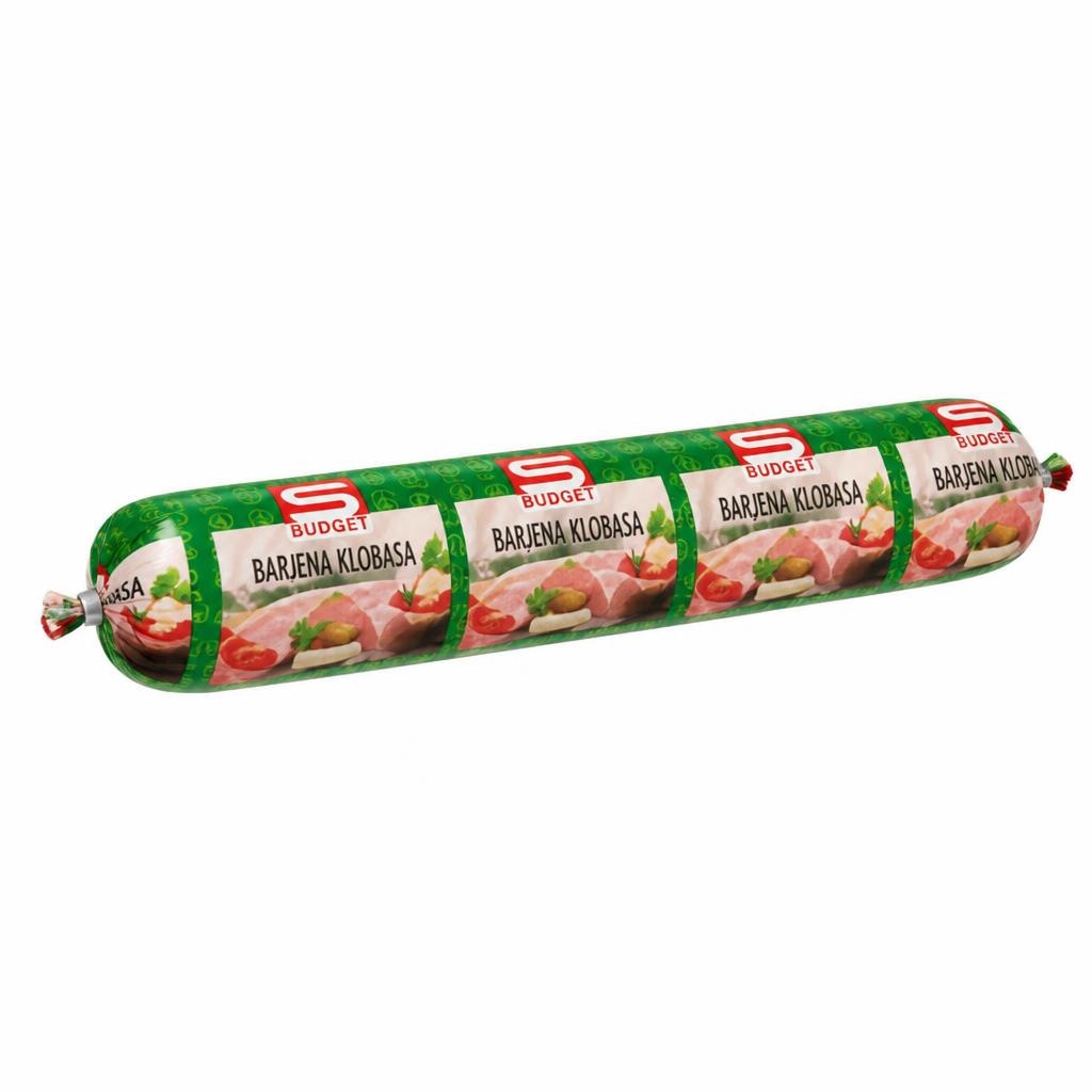 Barjena klobasa 1 kg S-BUDGET Akcija v trgovini Spar