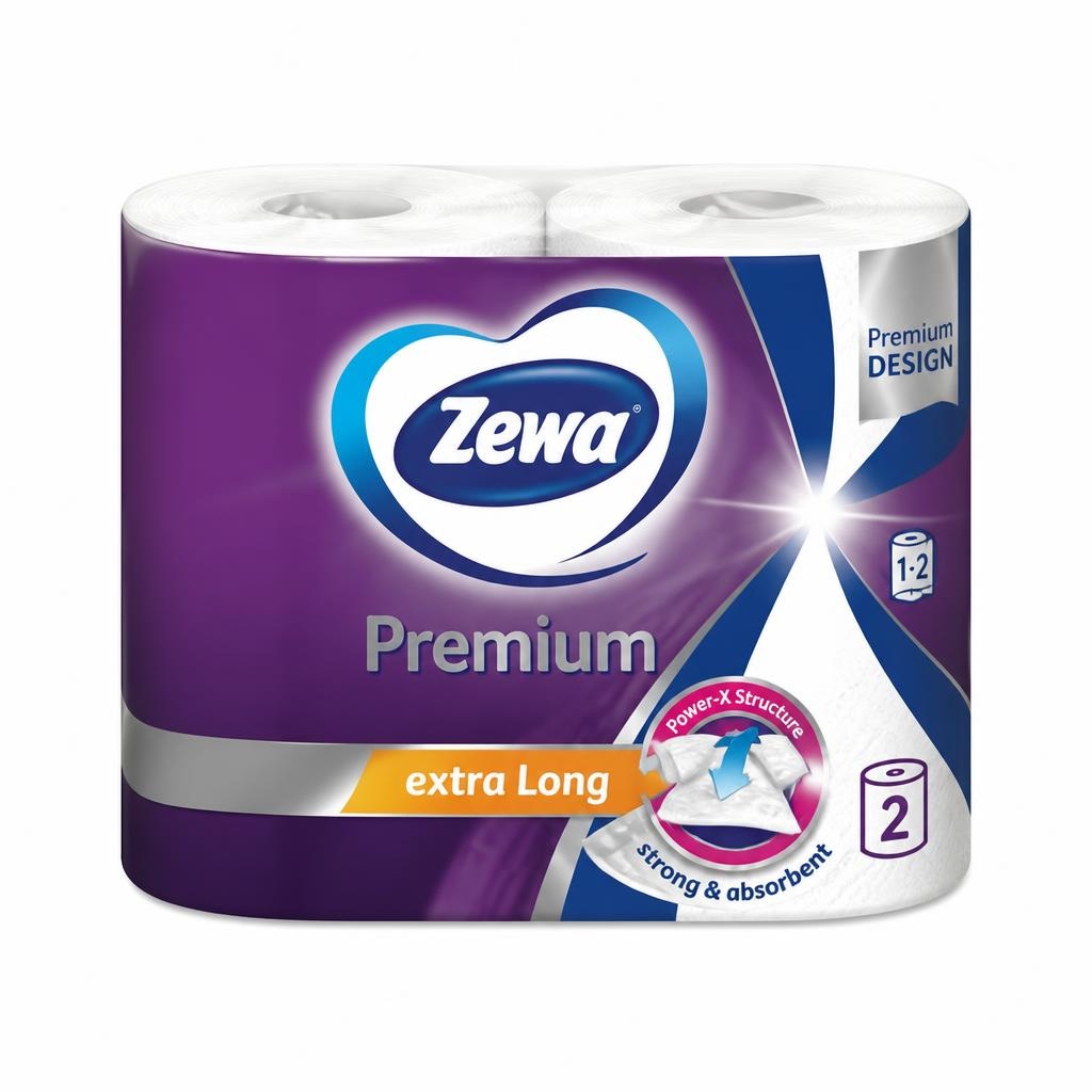 Zewa Premium kuhinjske brisače 2 x 140 lističev, 2/1 - Akcija v trgovini Spar
