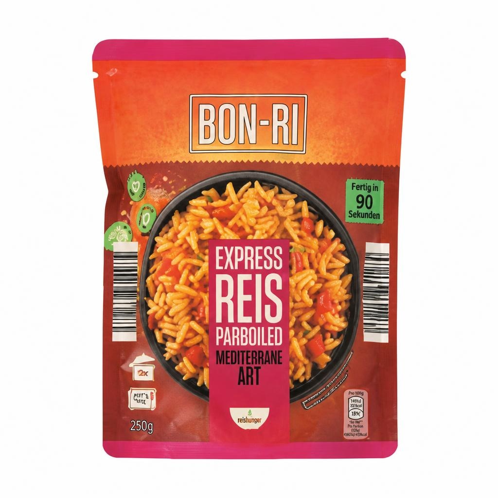 Bon-Ri Riž za hitro pripravo 250 g - Akcija v trgovini Hofer