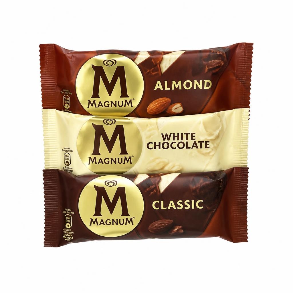 Sladoled Magnum 85 ml, 90 ml, 110 ml ali 160 ml Akcija v trgovini Spar