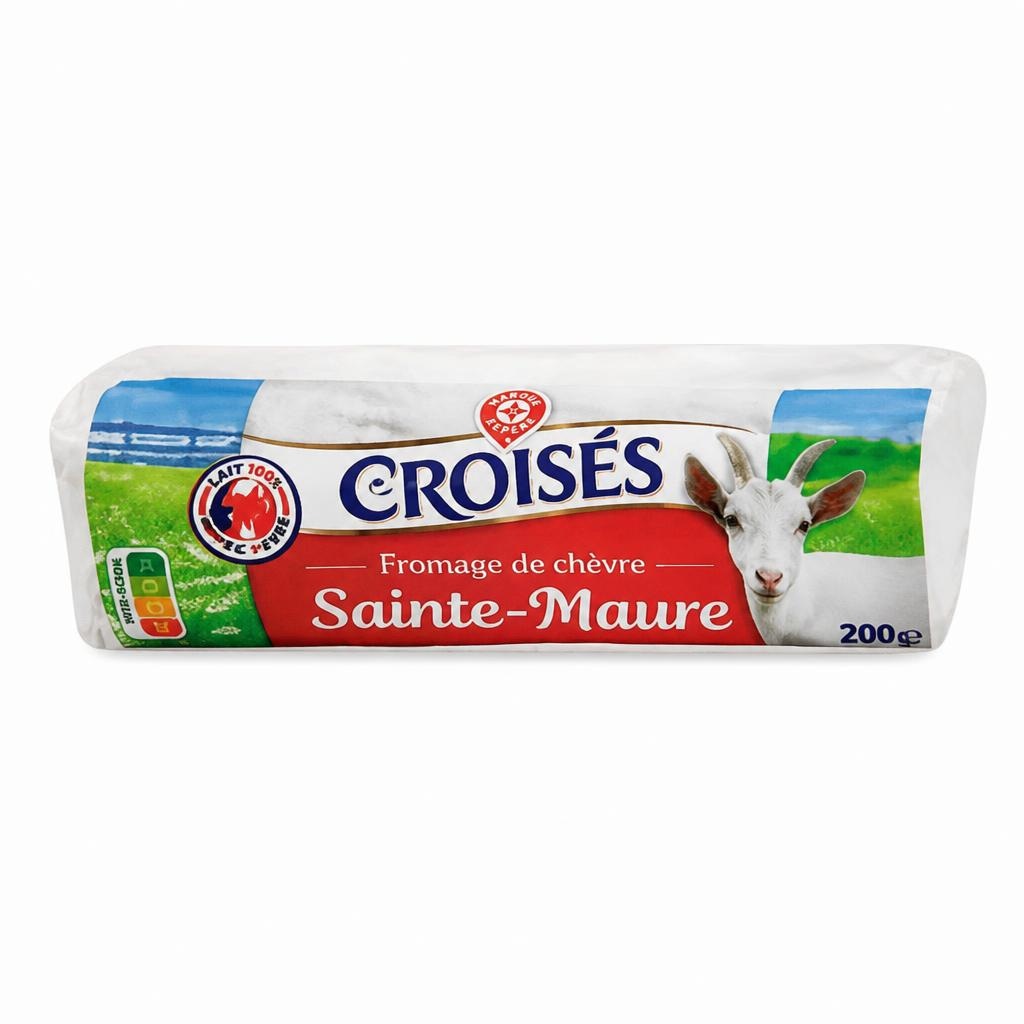 Croisés kozji sir Sainte-Maure 200 g Akcija v trgovini E.Leclerc